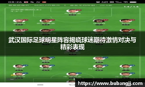 武汉国际足球明星阵容揭晓球迷期待激情对决与精彩表现